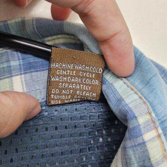 Clear Water Outfitters 100% Cotton XL Short Sleeve Button Front Casual Shirt - Picture 6 of 9